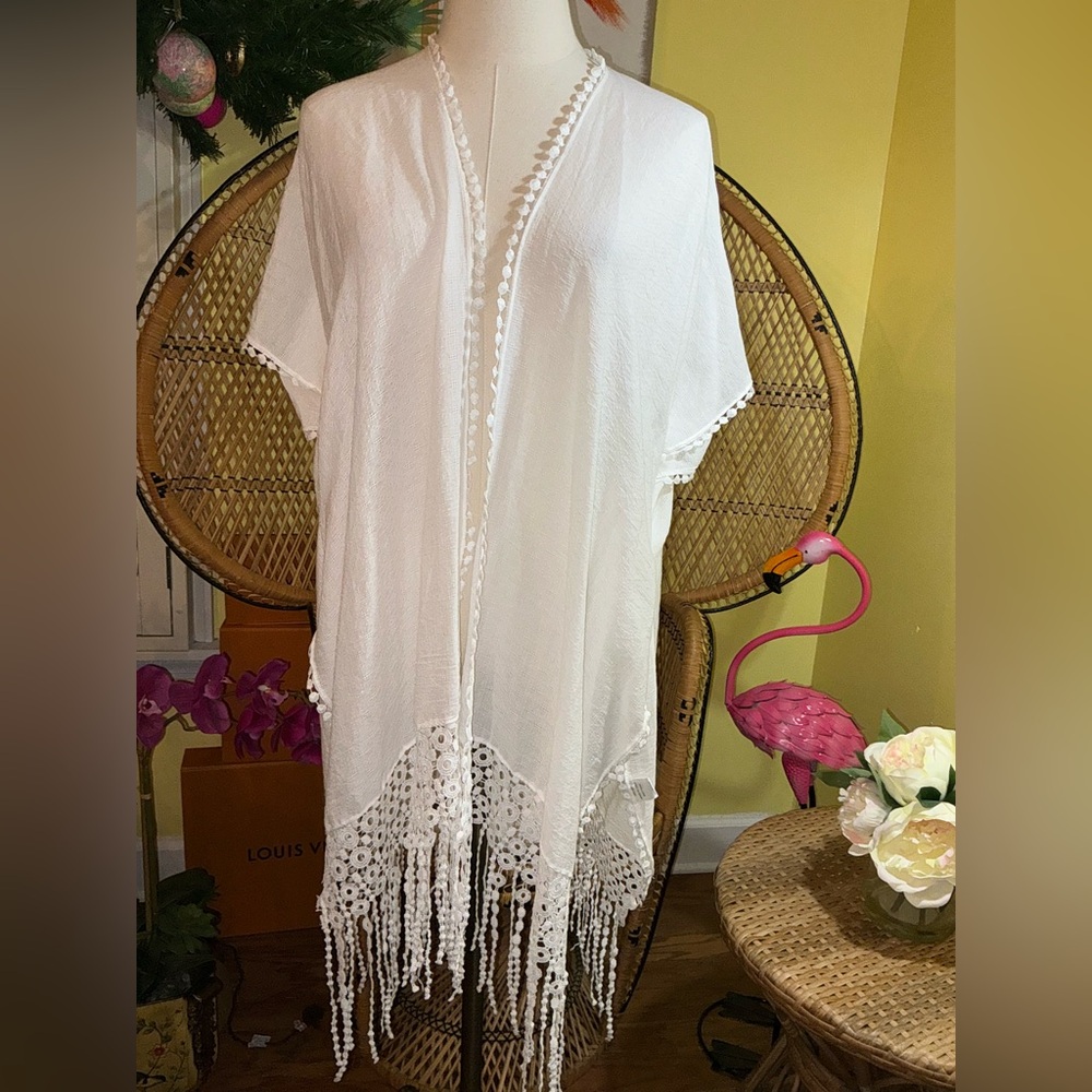 Vintage Lace Kimono One Size - Picture 5 of 14